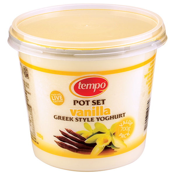 Vanilla Greek Style Yoghurt